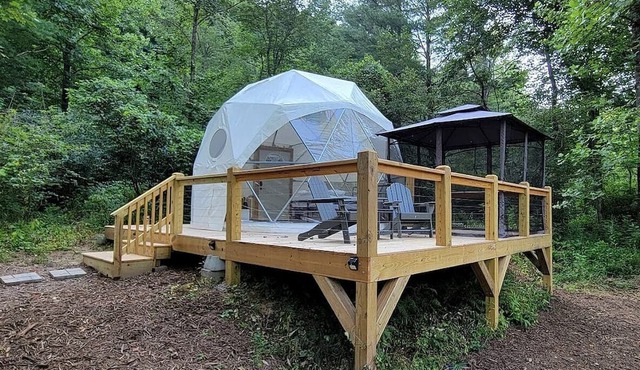Pet-Friendly Glamping Dome Rental for Relaxing Escapes near Boone, NC