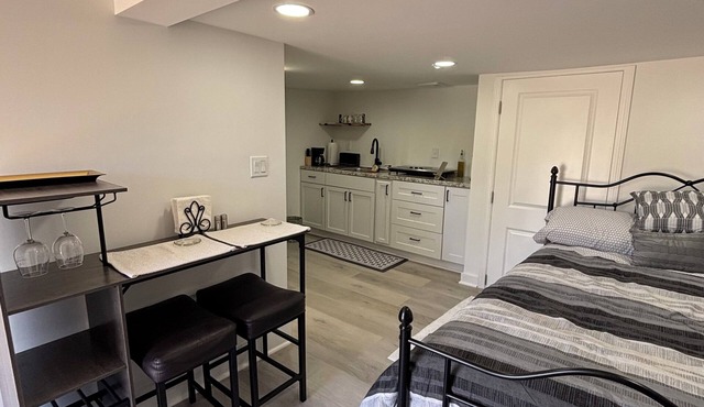 Private/Modern Cozy studio near GSP airport &BMW