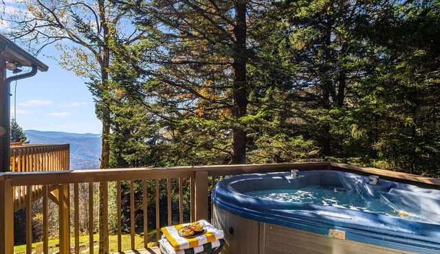 Private Mountain Cabin with Hot Tub + Epic Views!