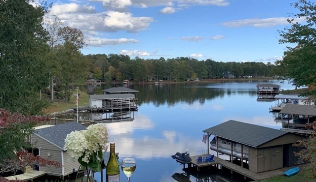 Relaxing Lake Gaston Getaway (two separate living spaces; sleeps 9)