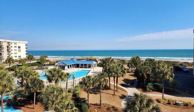 Sandpiper Run D4C Beautiful Ocean View from Covered Balcony