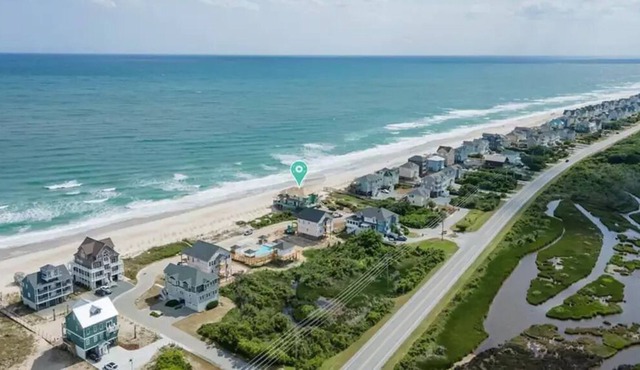 STUNNING OCEANFRONT MANSION, PRIV BEACH, SHARED POOL, 7BED 6BATH, SLEEPS 17