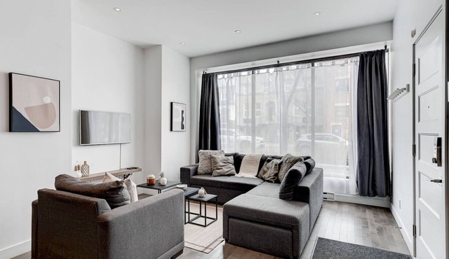 Sunny appartement plateau mont-royal parking 15$