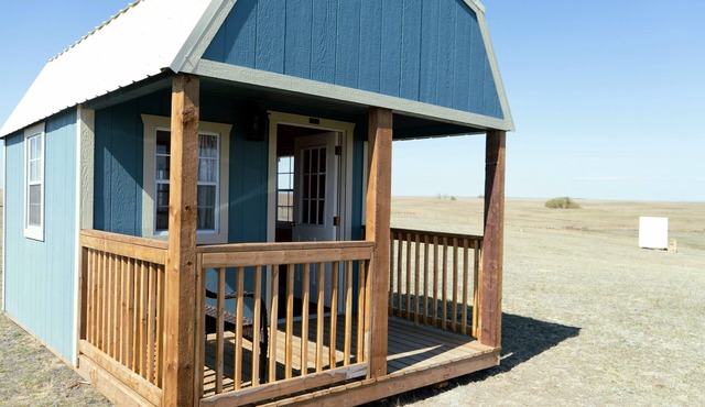 The Chickadee Cabin, The Chickadee Cabin on the Hill