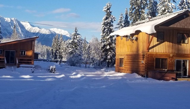 The Kabin at Kicking Horse Kabins, with private hot tub!