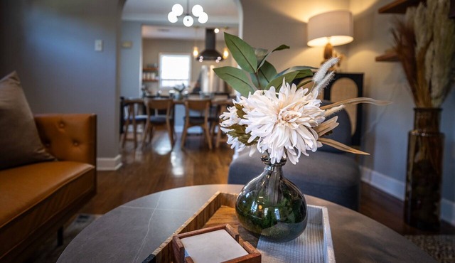 The quaintest, beautifully updated 1920's Mid-Century Boho Bungalow in Memphis