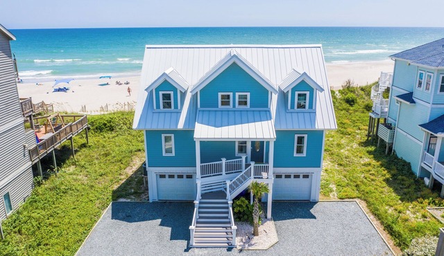 Topsail's Treasure #148 - Oceanfront Home w/Community Pool & Sound Access!