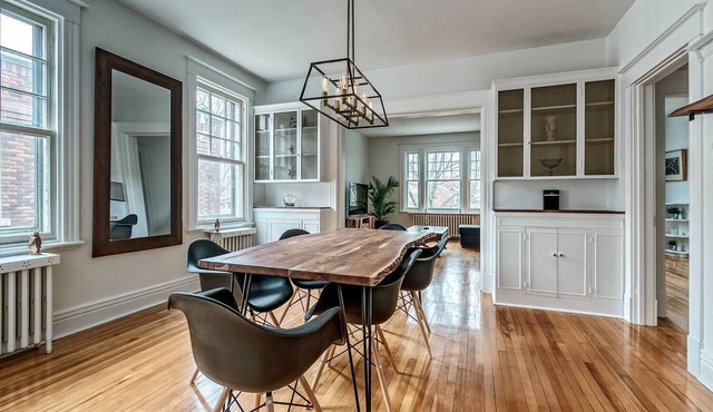 Unique, newly renovated and spacious 1600 square foot apartment.