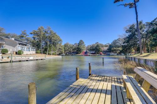 Waterfront Pine Knoll Shores Gem w/Boat Dock