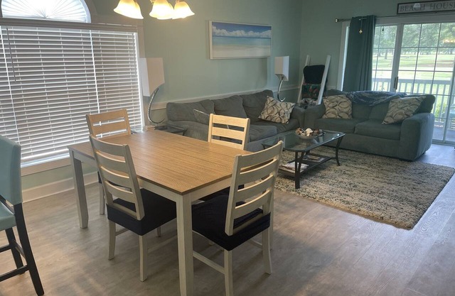 Pet Friendly 2 BR - Golf Course View! 1st Floor with screen door off back porch