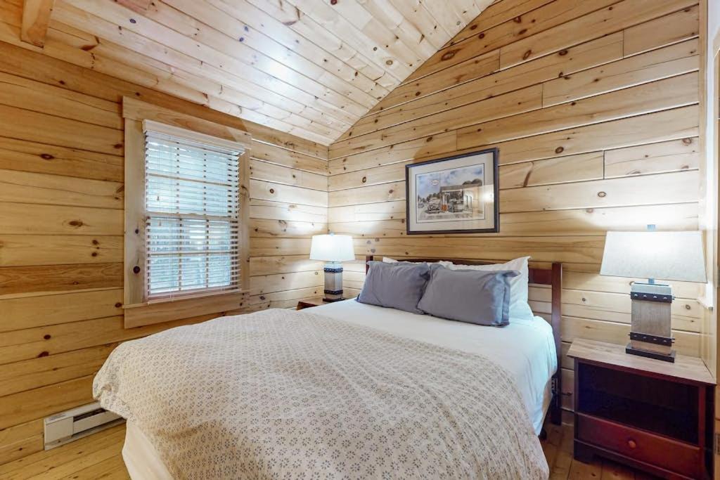 Northport House | Comfortable two bedroom cabin with firepit, kitchen, hiking trail within walking