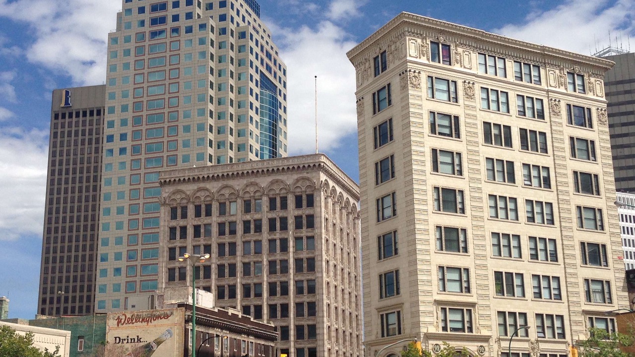 Photo of Buildings in Downtown Winnipeg