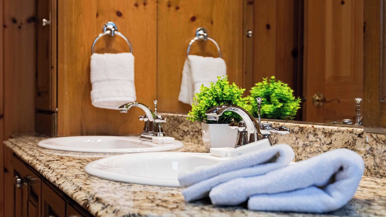 Photo of Bathroom in Fiddler Lake Resort