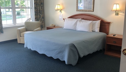 Room, 1 King Bed, Roll-in Shower
