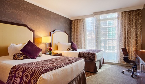 Standard Room, 2 Double Beds, Mountainside