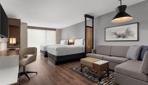 Room, 1 King Bed with Sofa bed, Roll-in Shower