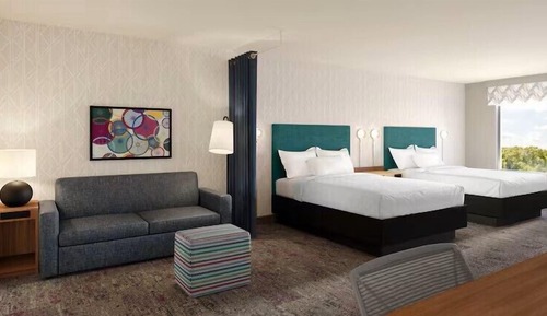 Studio, 2 Queen Beds, Accessible, Bathtub (Mobility & Hearing)