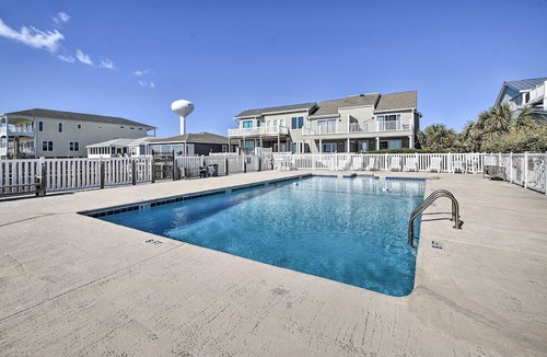 Ocean Isle Beach Apartment | Sunny Condo - Private Ocean Isle Beach Access!