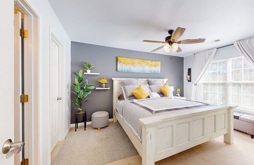 Carolina Forest House | Charming & sunlit retreat with pool, patio, courts, & gym - near golf & beaches, dog-friendly