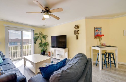 Tranquil Harbour Apartment | Oak Island Vacation Rental ~ 1 Block to Beach!