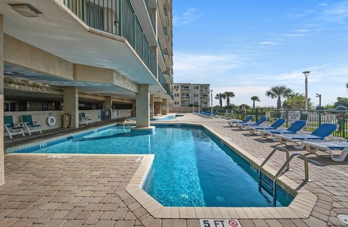 Windy Hill Condo | Elegant Oceanfront Condo, Hard Wood Floors, Lazy River | Windy Hill Dunes - 1302