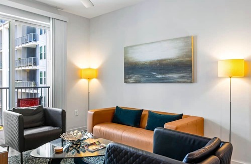 Midtown Apartment | (S1BB) Midtown Atlanta 1BR with Pool and In-Suite Washer Dryer