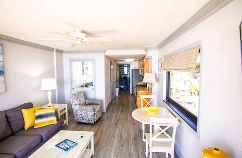 Myrtle Beach Condo | Beautiful End Unit Oceanfront in the heart of Myrtle Beach indoor and outdoor pools 203
