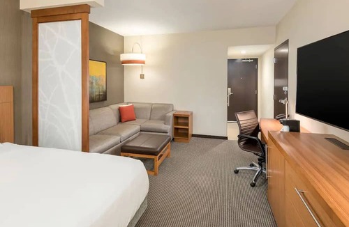 Greenville Downtown Apartment | Family Getaway! 1 King Bed w/Indoor Pool and Gym Access, Downtown Views!