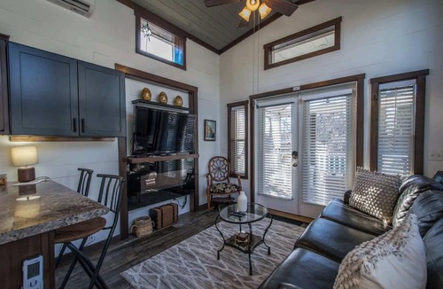 Upward House | Gorgeous 1BR Tiny Home w/Pool | Bocce | Free Tix