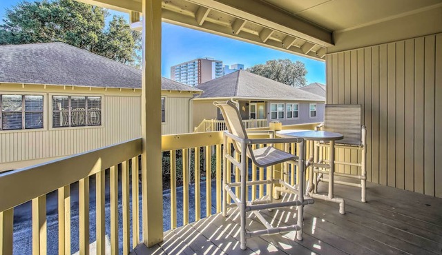 Walk to Apache Pier: Coastal Condo w/Pool Access