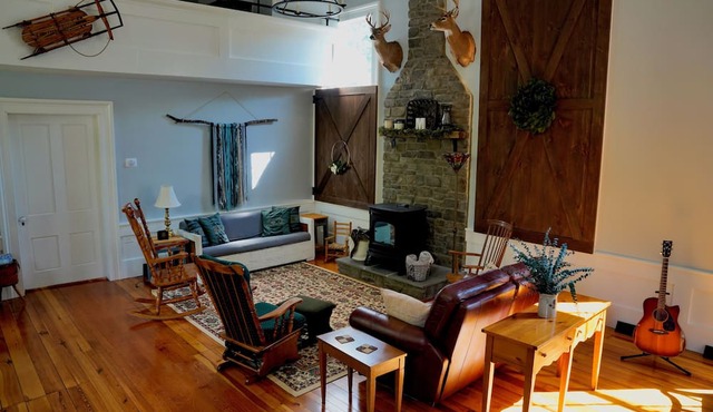 19th Century Renovated Church Building. A spacious sanctuary retreat.