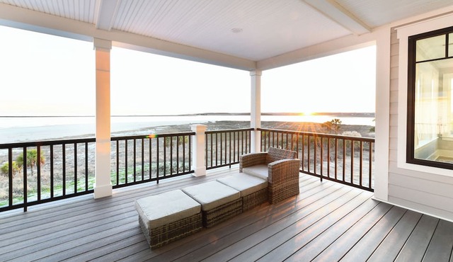Oceanfront 10 BR Beach House with a Private Pool and Hot Tub! - Living Waters