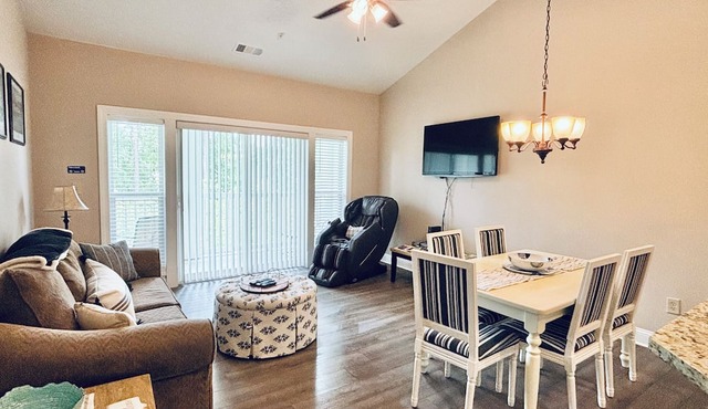 Upscale Retreat with Pool, Balcony Views & Myrtle Beach Fun