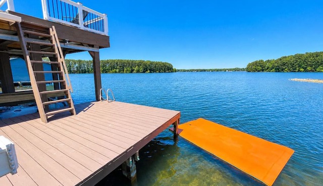 NEW! Main lake Family-Friendly retreat with private dock, game room, & fire pit! in Littleton