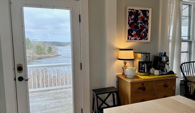 Cottage with Water Views, along with Dock- great for fly fishing! Near Popham Beach